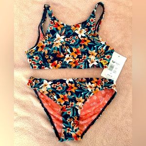 Roxy girl Disney bikini kids sz 12